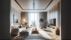 cozy minimalist living room design